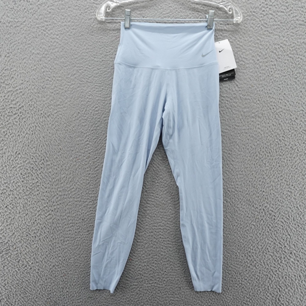 Nike Zenvy Dri-FIT High Rise 7/8 Leggings Light Armory Blue XS NEW